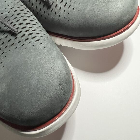 Cole Haan ZeroGrand Mens Sz 11 W Shoes Gray Nubuck Casual Comfort Oxford Lace Up - Picture 11 of 11